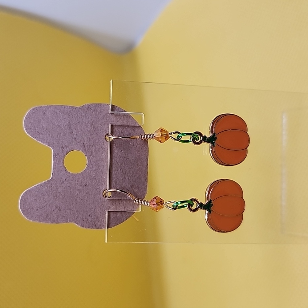 Pumpkin earrings